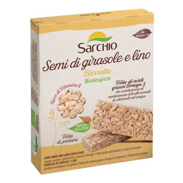sarchio spa sarchio snack semi girasole/lino 80g