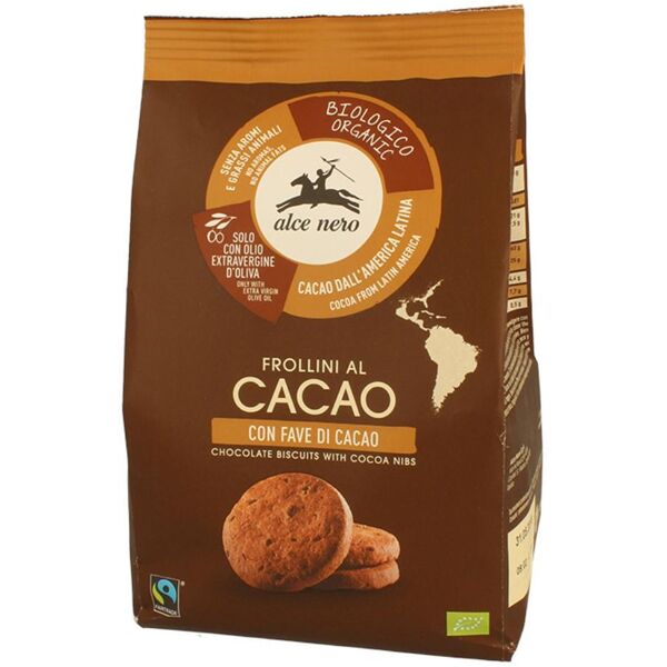 alce nero spa alce nero frollini cacao c/fave bio 250g