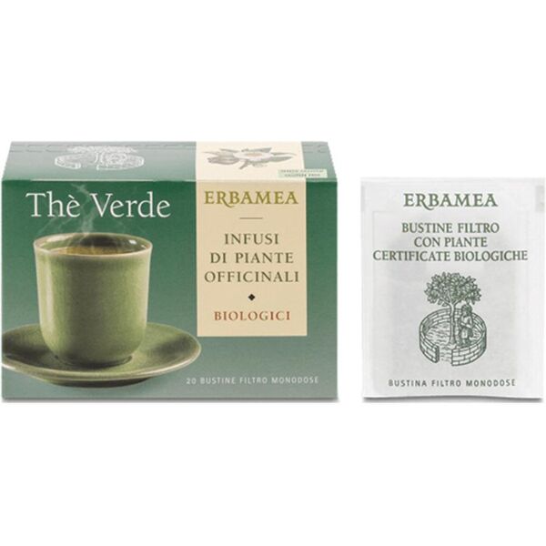 erbamea srl erbamea - the verde 20 bustine filtro infuso al tè verde delicato