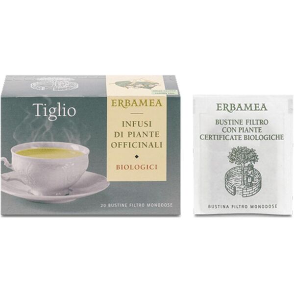 erbamea srl tiglio - infuso per drenaggio liquidi - 20 bustine