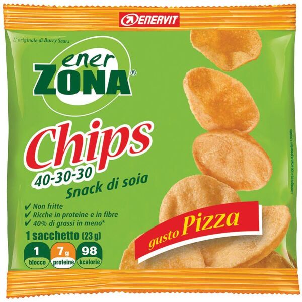 enervit enerzona balance snack chips gusto pizza 23 g