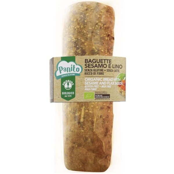 probios spa societa' benefit panito baguette semi sesamo lino 160g