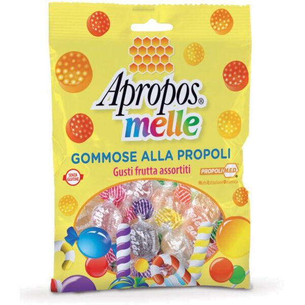 desa pharma srl apropos melle gommose propoli 50g - caramelle gommose senza glutine, gusti di frutta assortiti