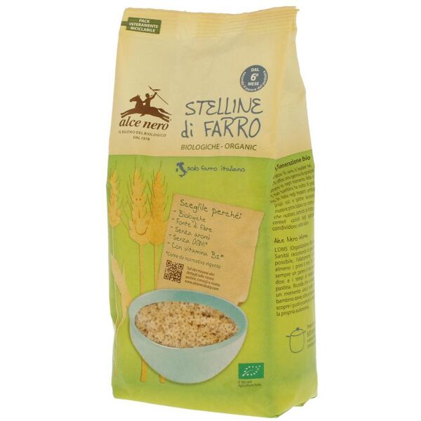 alce nero spa alce nero stelline farro bio 500g