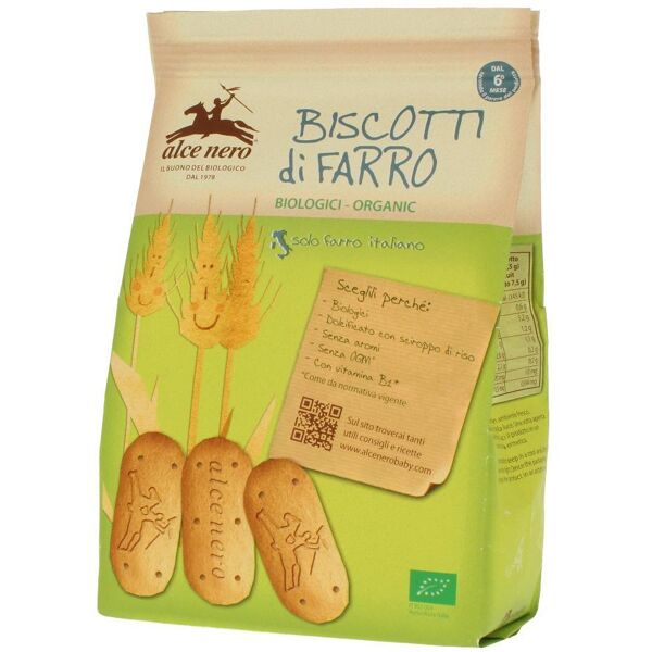 alce nero spa alce nero biscotti farro baby food bio