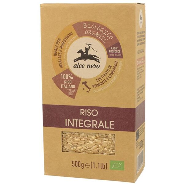 alce nero spa riso integrale 500g alce