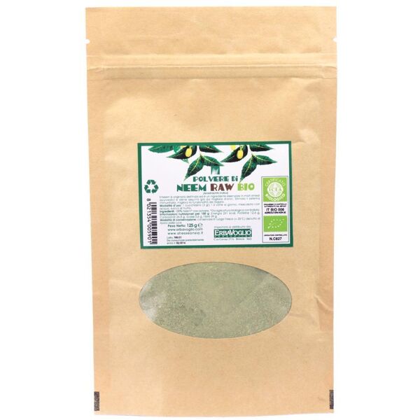 erbavoglio production srl polvere di neem bio 125g