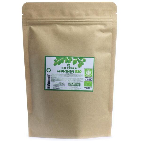 erbavoglio production srl moringa bio 200g