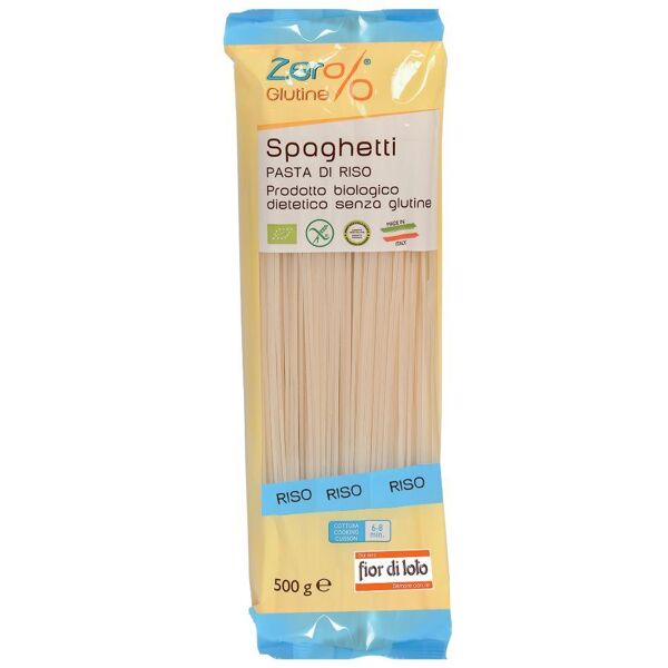 biotobio srl fior di loto zer% glutine spaghetti di riso bio e senza glutine 500g - delizia senza concessioni