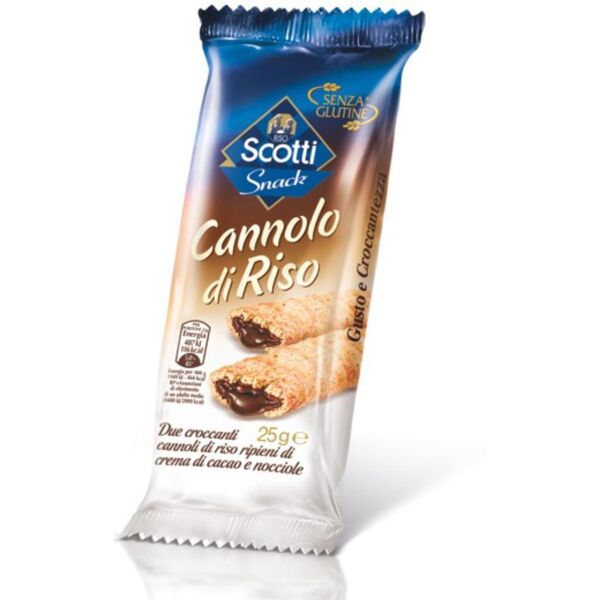 riso scotti spa scotti snack cannolo di riso 25g