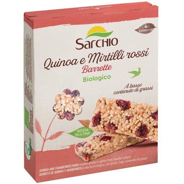 sarchio spa sarchio snack quinoa e mirtilli rossi 80g