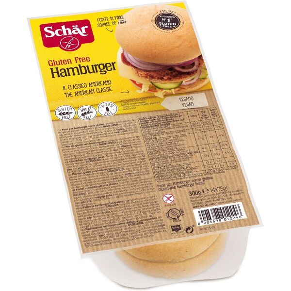 dr.schar spa schar panini hamburger 4x75g