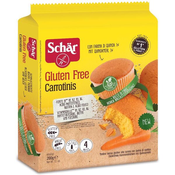 dr.schar spa schar carrotinis merendine (4x50g)