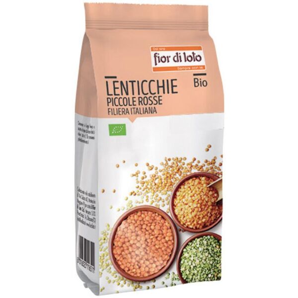 biotobio srl fior di loto lenticchie piccole rosse italia biologico 400g