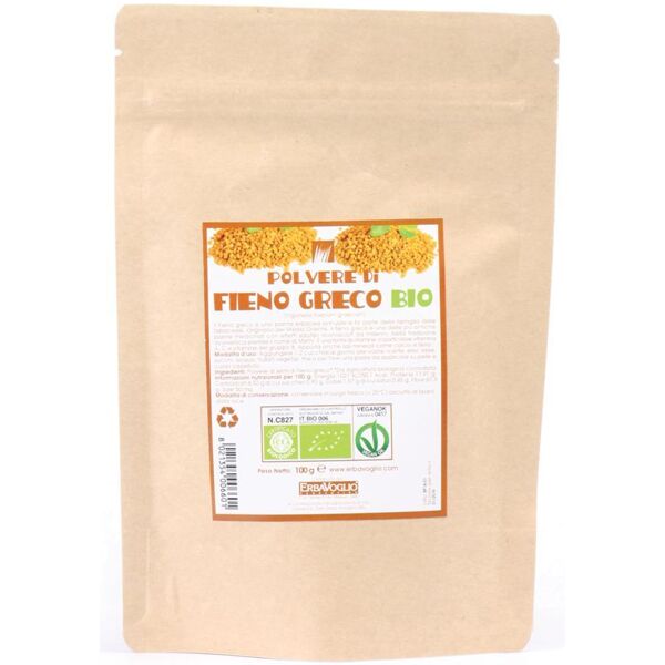 erbavoglio production srl fieno greco polvere bio 100g