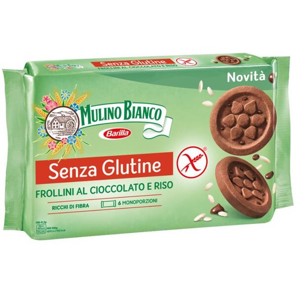 barilla g. e r. fratelli spa mulino bianco frollini cioccolato riso 250g