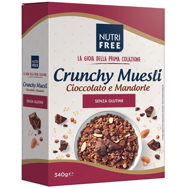 nuova terra nutrifree muesli cioc/mand340g