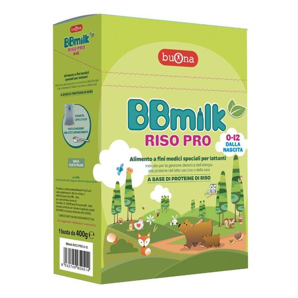 buona spa societa' benefit bbmilk riso pro 0-12 400g