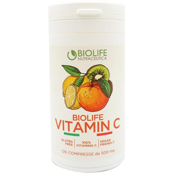 nutraceutica biolife srl biolife vitamin c 120cpr