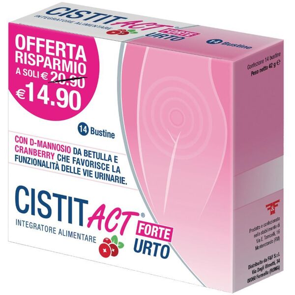 f&f srl cistit act forte urto 14bust