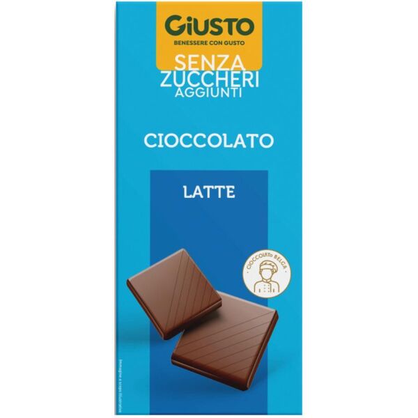 contecom linea giusto giusto s/zucch cioc latte 85g