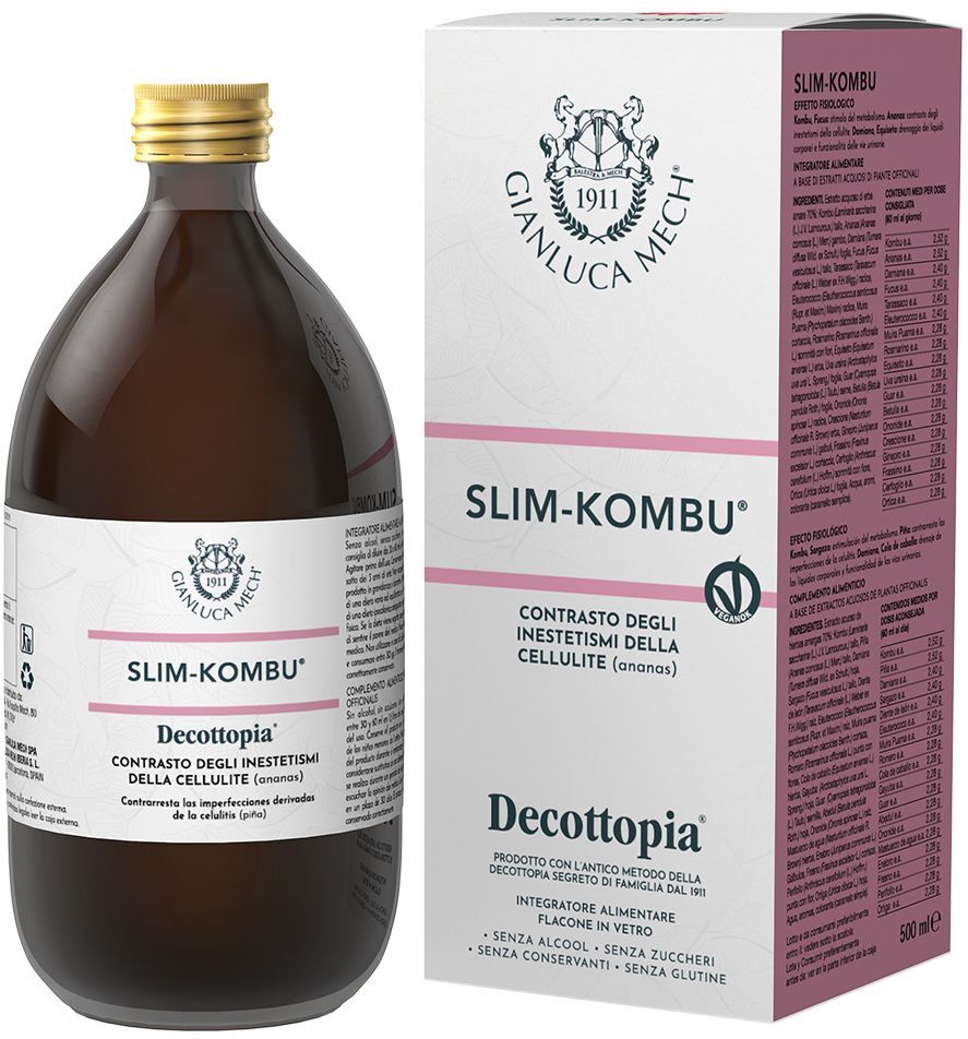 gianluca mech spa gianluca mech decottopia slim kombu 500ml - integratore senza alcool o zucchero per la perdita di peso