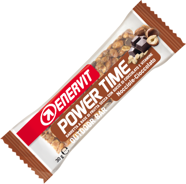 sport enervit power time nocciole cioccolato barretta senza glutine 30 g