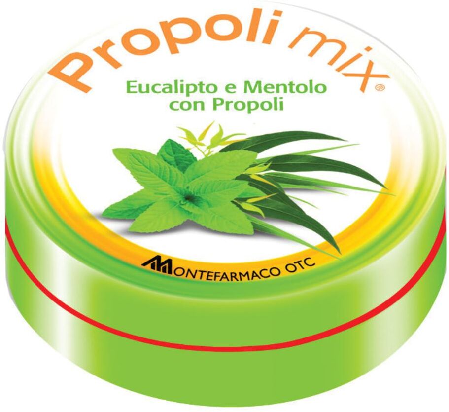 montefarmaco otc spa propoli mix c propoli difese forti 30 caramelle gusto eucalipto e menta