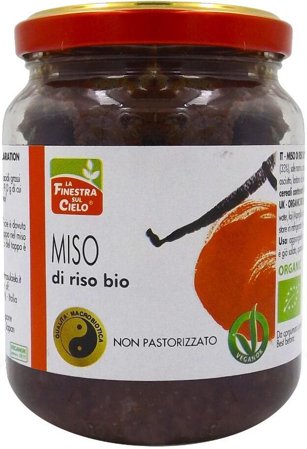 biotobio srl la finestra sul cielo miso di riso biologico 300g - condimento tradizionale giapponese