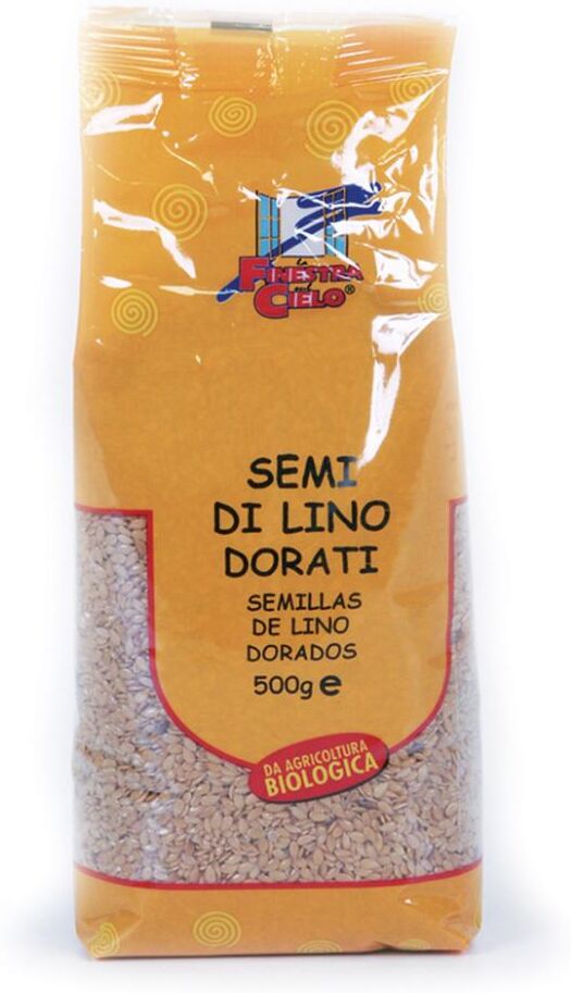 biotobio la finestra sul cielo - semi di lino dorati bio 500 g