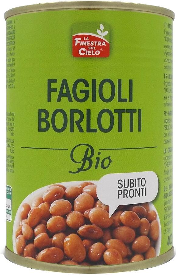 biotobio la finestra sul cielo risotto fagioli borlotti biologico 400g"