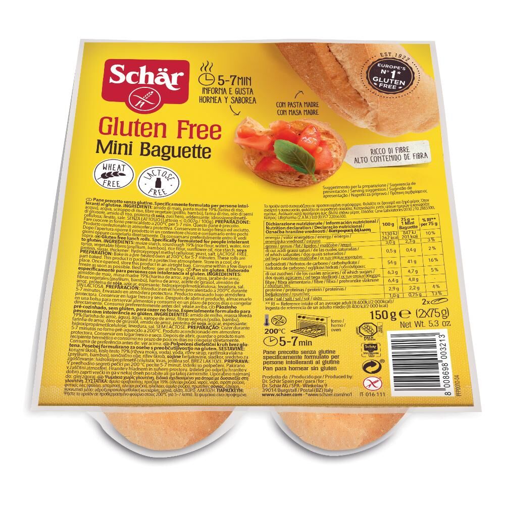 dr.schar spa schar baguette s/g 350g