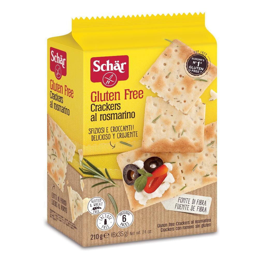 dr.schar spa schar crackers rosmarino 210g (6x35g)