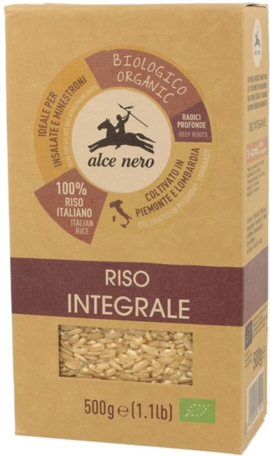 alce nero spa riso integrale 500g alce