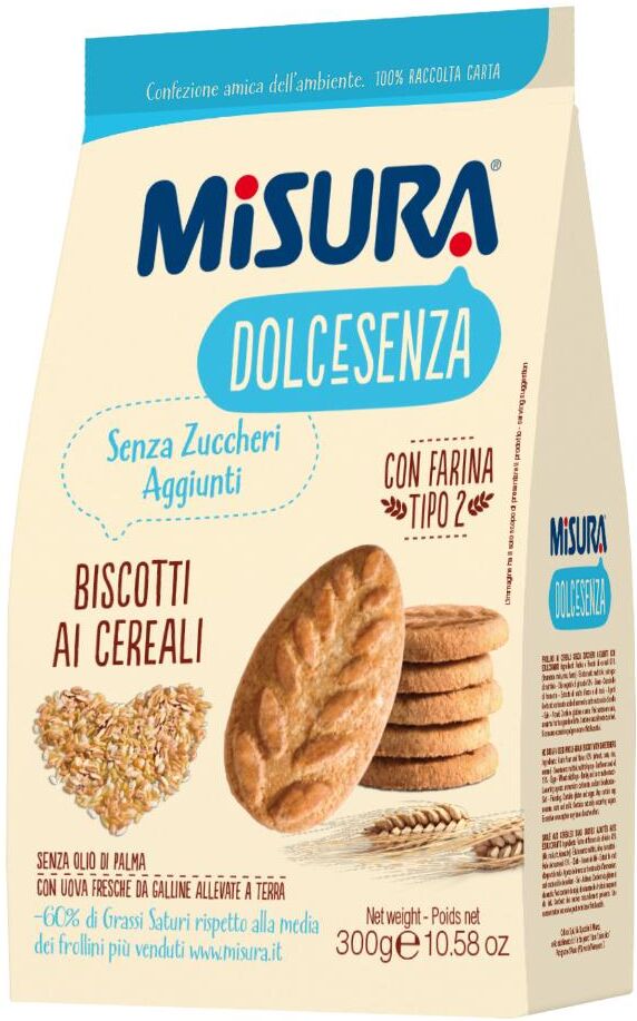 colussi spa misura biscotti cereali s/z 300g