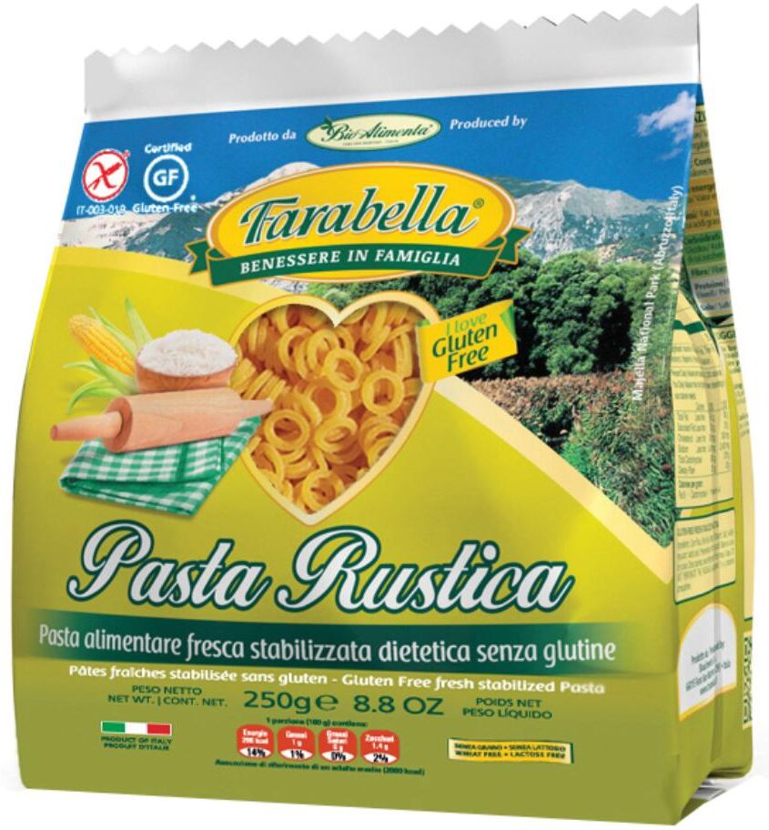 bioalimenta srl farabella pasta anelli rustici 250g