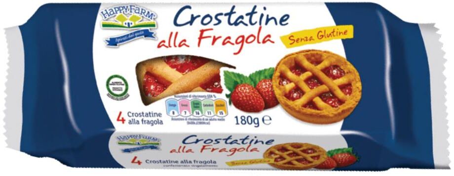 happy farm co. srl happy farm crostata fragola 180g