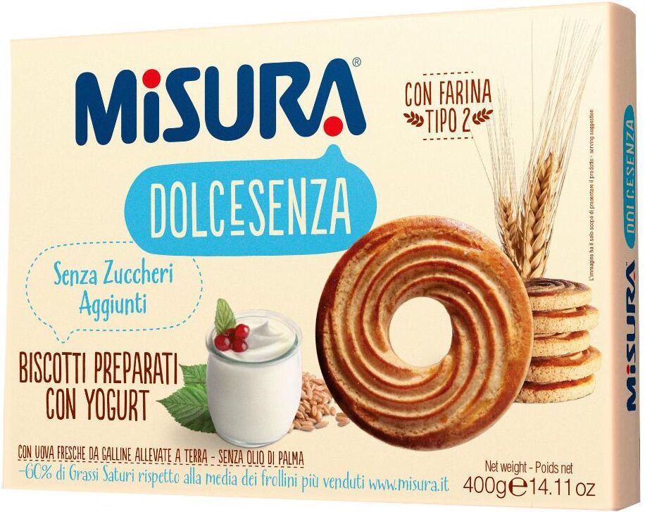 colussi spa misura biscotti yogurt s/z 400g