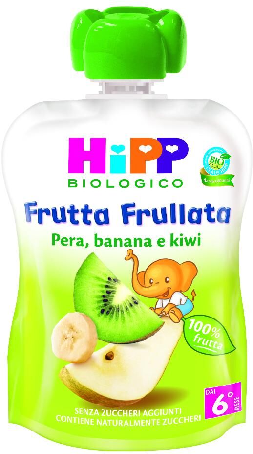 hipp italia srl hipp bio frutta frullata pera banana kiwi 90g