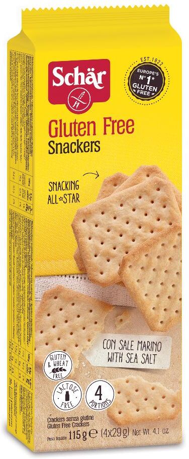 dr.schar spa schar biscotti snackers 115g