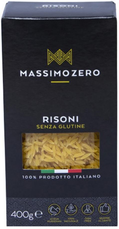 massimo zero srl massimo zero pasta risoni 400g