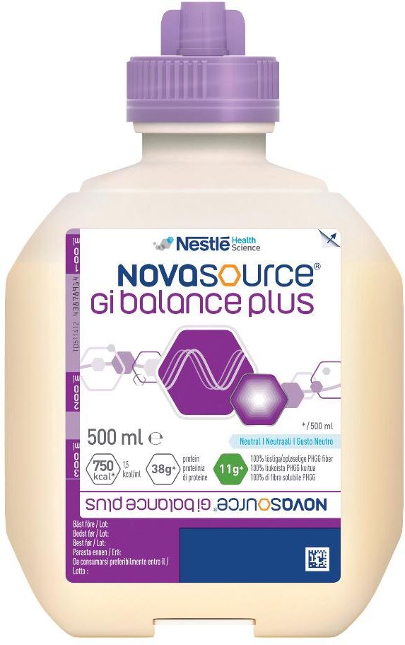 nestle' it.spa(healthcare nu.) nestlè novasource gi balance plus 500ml - integratore nutrizionale per il benessere digestivo e metabolico