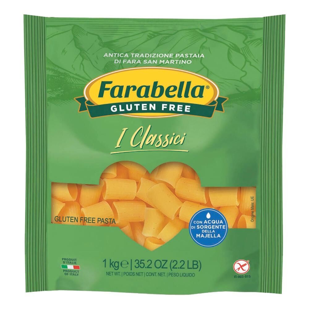 bioalimenta srl farabella pasta m/rigatoni 1kg