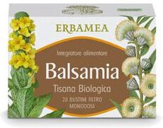 Erbamea Srl Erbamea - Tisana Biologica Balsamica 20 Bustine - Tisana per il Benessere Respiratorio