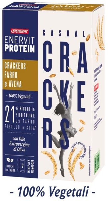 Enervit Protein Crackers Farro Avena 7 Minipack