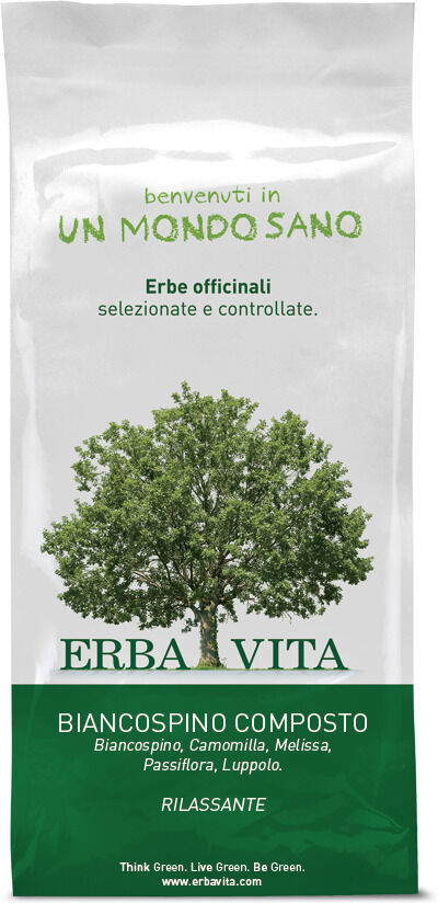 Erba Vita - Tisane Biancospino Composto Azione Rilassante 100g 