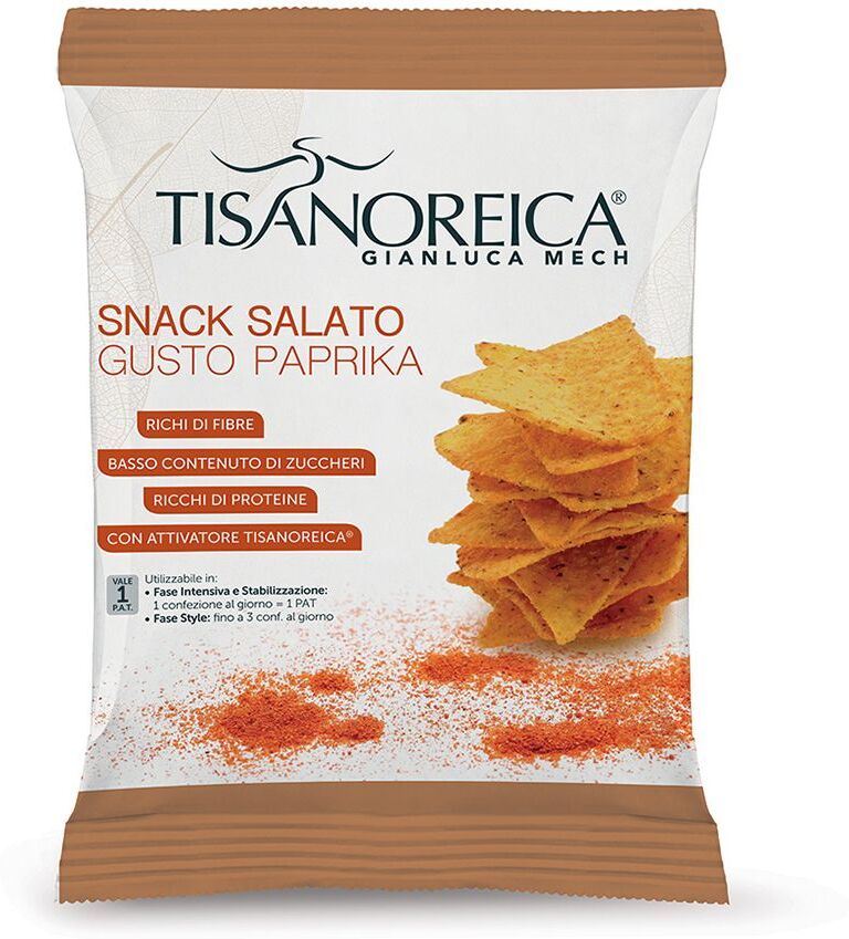 Gianluca Mech Tisanoreica Mech Chips Paprika 25g - Chips di Soia Speziate