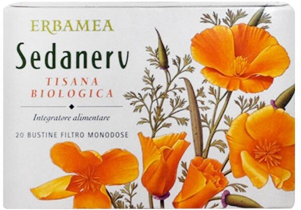 Erbamea Srl Sedanerv Tisana Biologica - Marca XYZ - Integratore per il Riposo - 20 Bustine