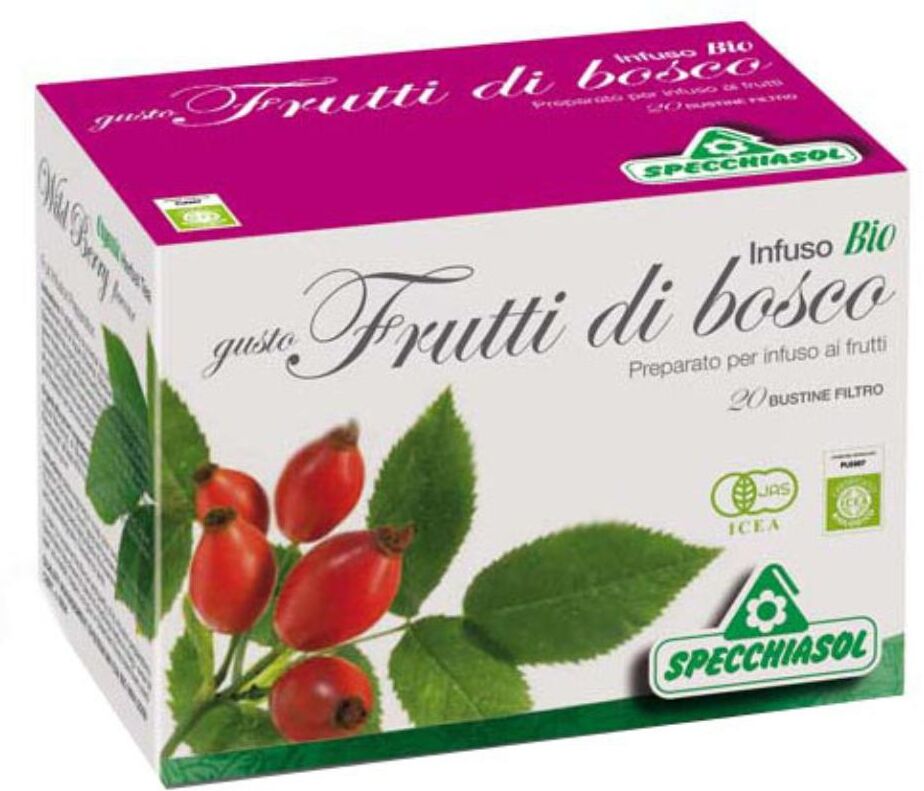 Specchiasol Snp Specchiasol Linea Infusi e Tisane Bio Infuso Frutti di Bosco Confezione 20 Buste