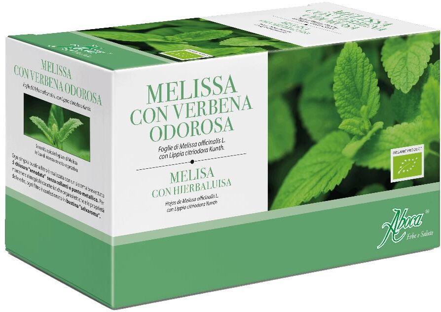 Aboca Spa Societa' Agricola Aboca - Melissa con Verbena Odorosa - Infuso Distensivo e Rilassante - 20 Bustine da 1,3 g